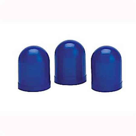 AUTO METER 3207 Light Bulb Covers; 3 Pack - Blue